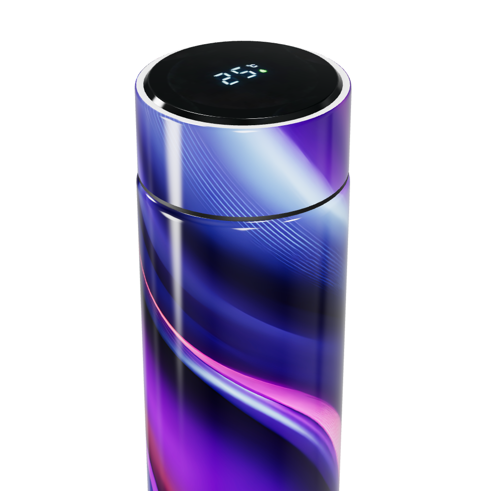 Garrafa Térmica Touch Roxa - Design Moderno