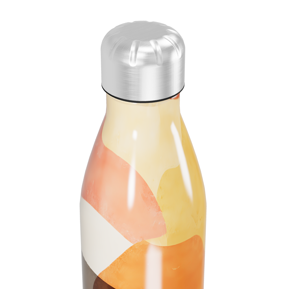 Garrafa Inox - Estampa Colorida Abstrata
