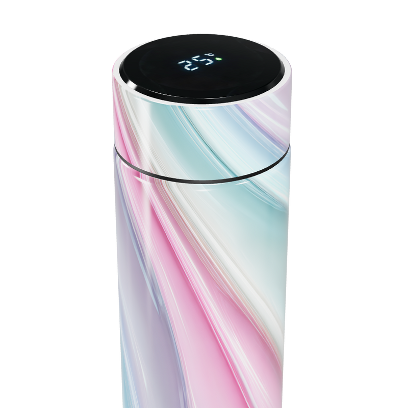 Garrafa Térmica Touch - Estampa Pastel Digital