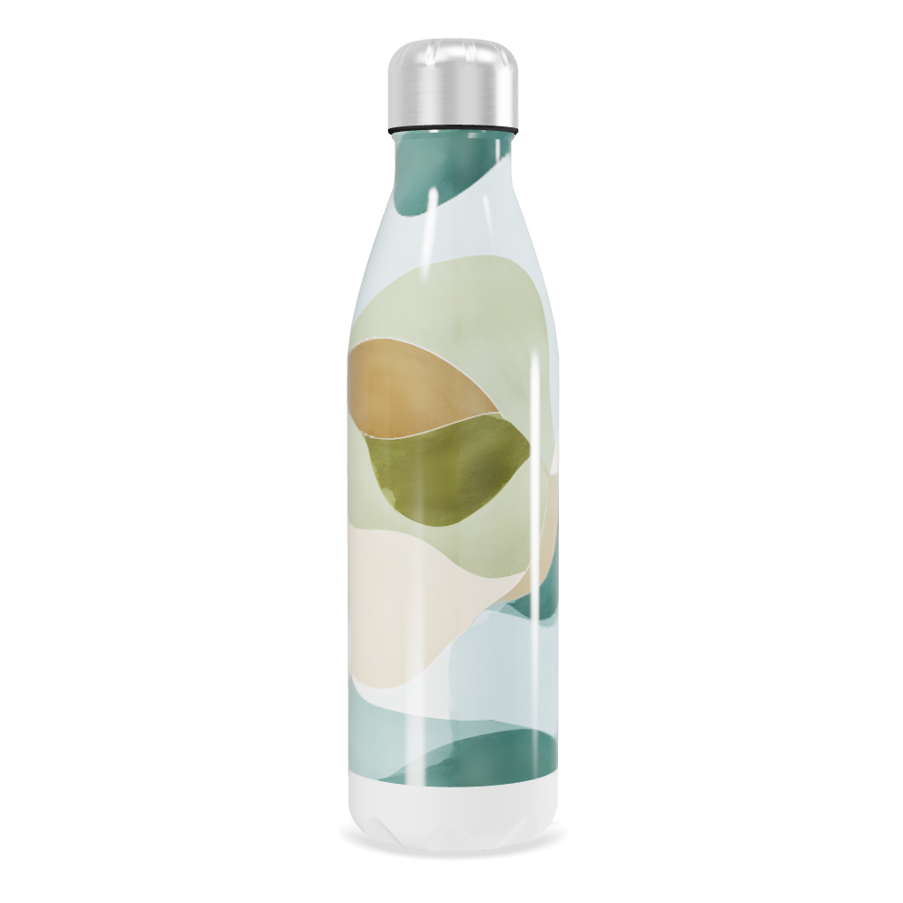 Garrafa Inox Estampada - Cores Abstratas
