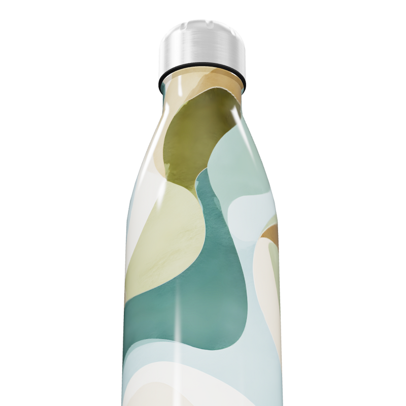 Garrafa Inox Estampada - Cores Abstratas
