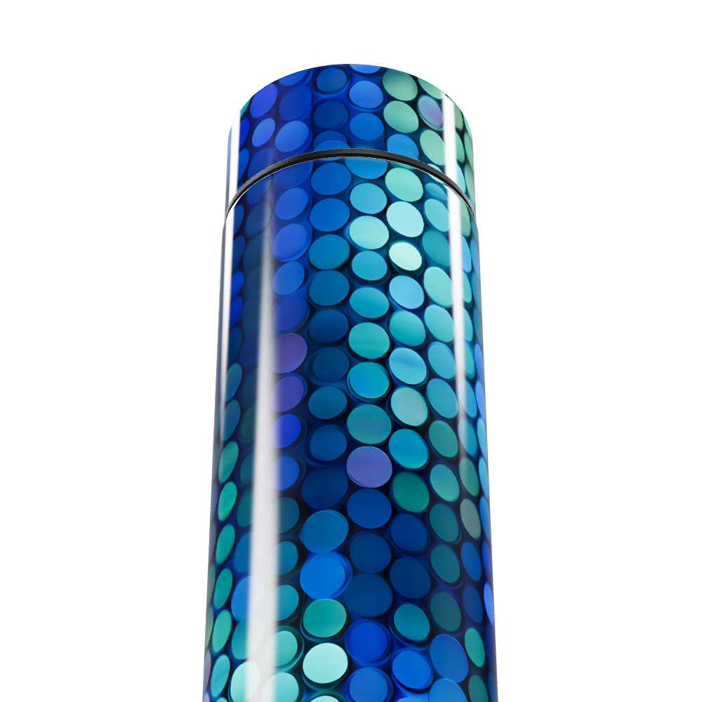 Garrafa Térmica Touch - Azul Metálico Digital