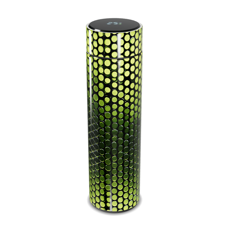 Garrafa Térmica Touch Verde - Tela LED