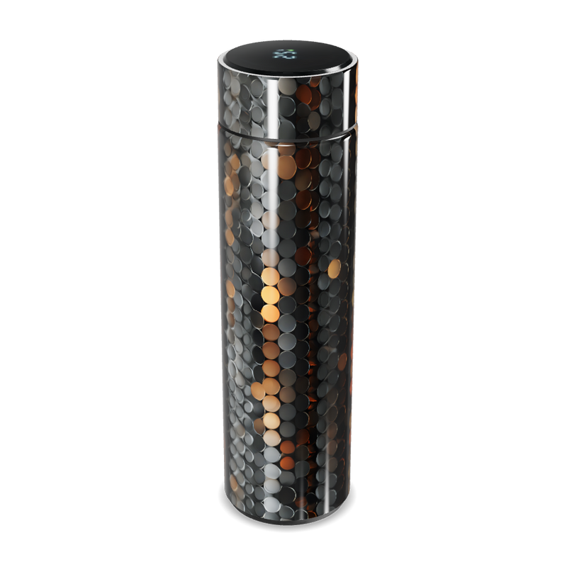 Garrafa Térmica Touch - Estampa Hexagonal Colorida