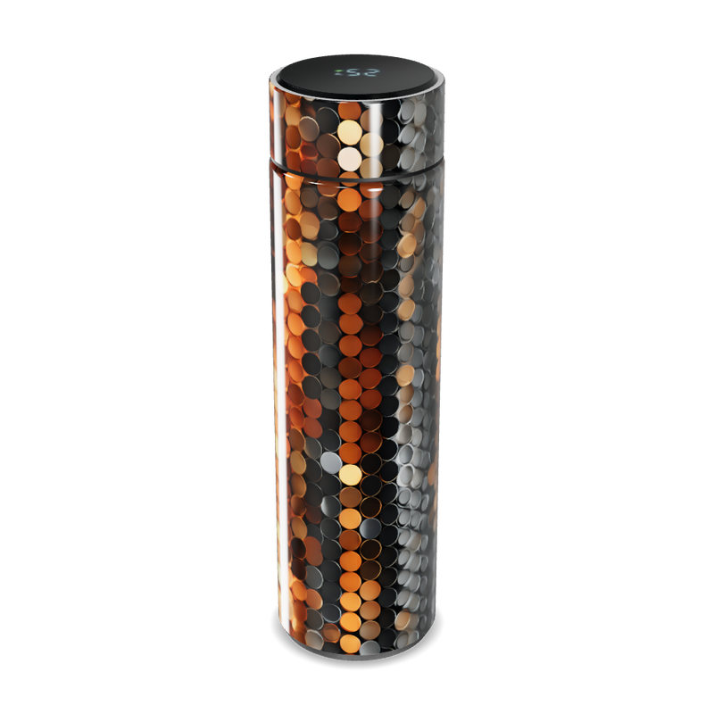 Garrafa Térmica Touch - Estampa Hexagonal Colorida