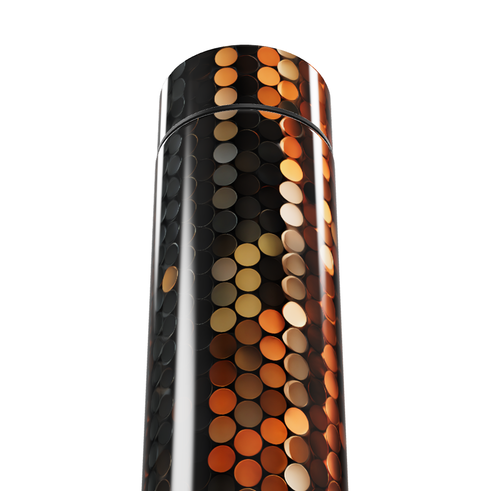 Garrafa Térmica Touch - Estampa Hexagonal Colorida