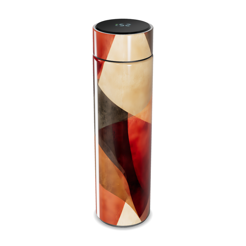 Garrafa Térmica Touch - Estampa Colorida Abstrata