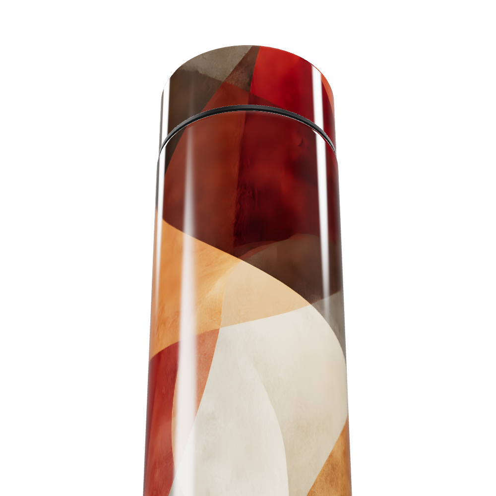 Garrafa Térmica Touch - Estampa Colorida Abstrata