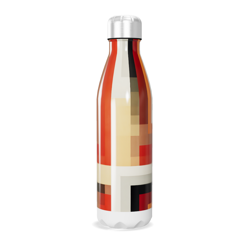 Garrafa Inox Colorida Geométrica 750ml
