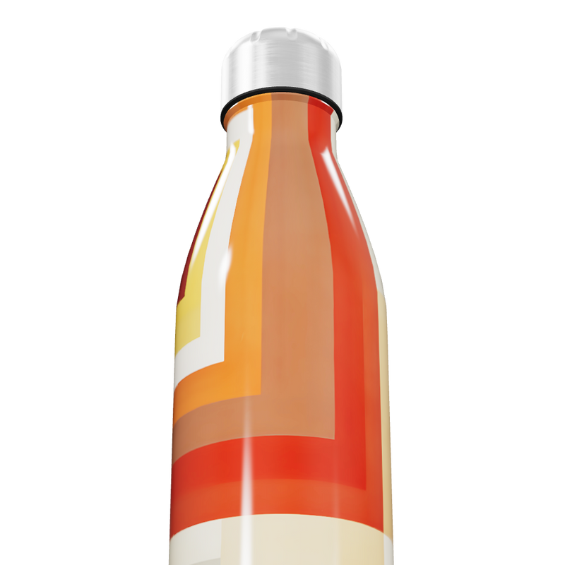 Garrafa Inox Colorida Geométrica 750ml
