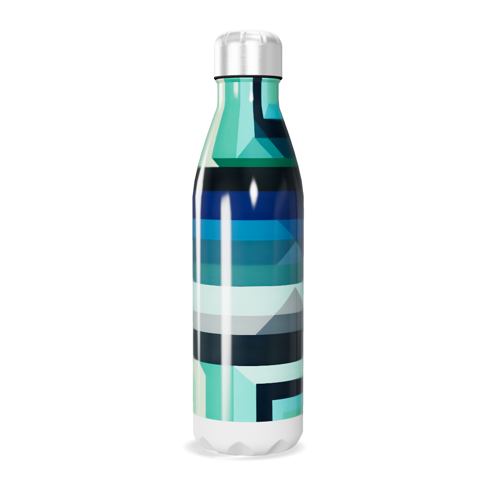 Garrafa Inox Listrada - Azul e Verde