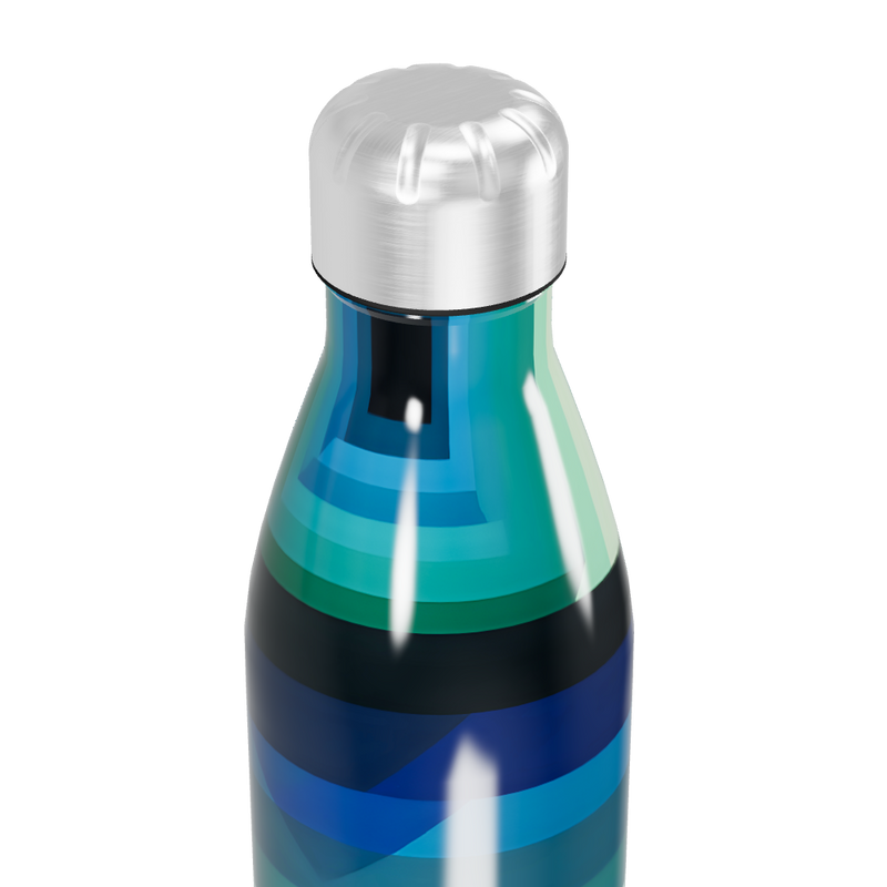 Garrafa Inox Listrada - Azul e Verde