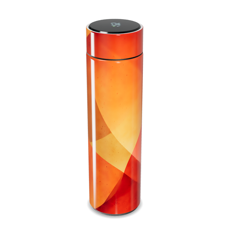 Garrafa Térmica Touch - Laranja Digital LED