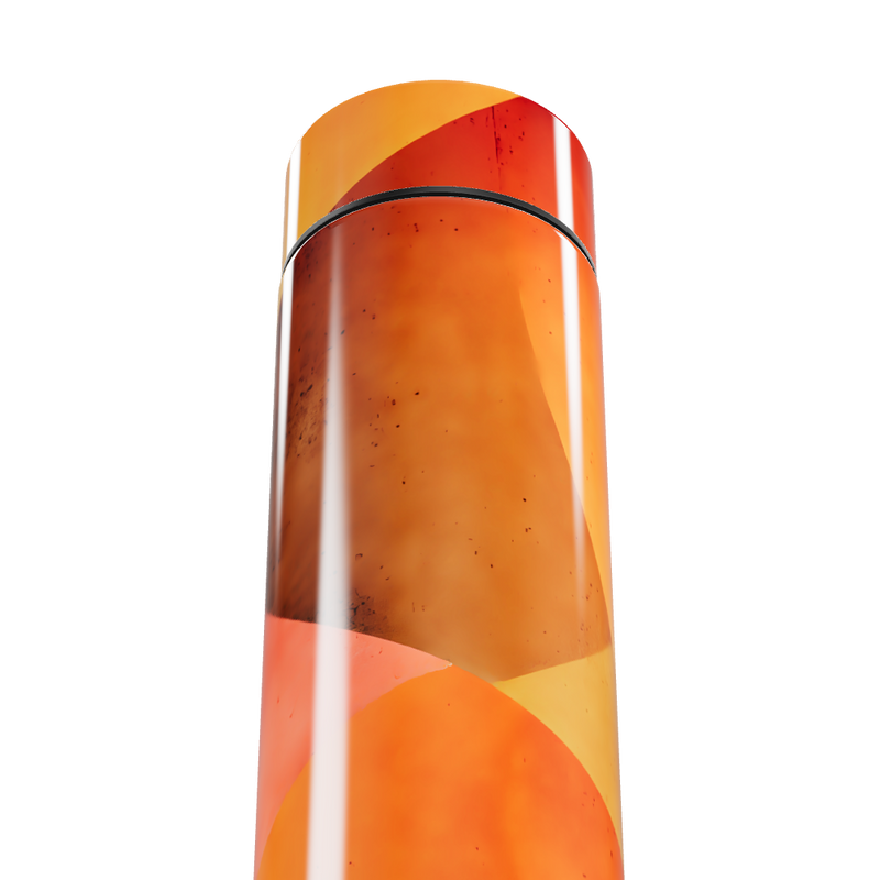 Garrafa Térmica Touch - Laranja Digital LED