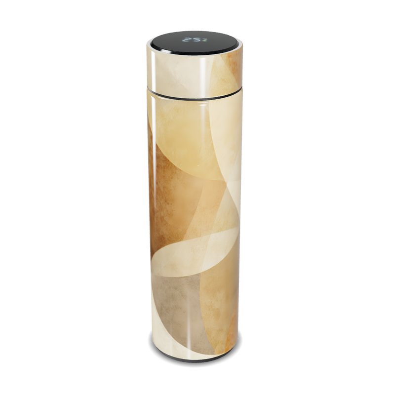 Garrafa Térmica Touch - Mármore Bege Estampada