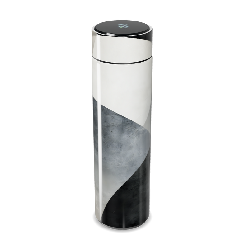 Garrafa Térmica Touch - Estampa Abstrata Cinza