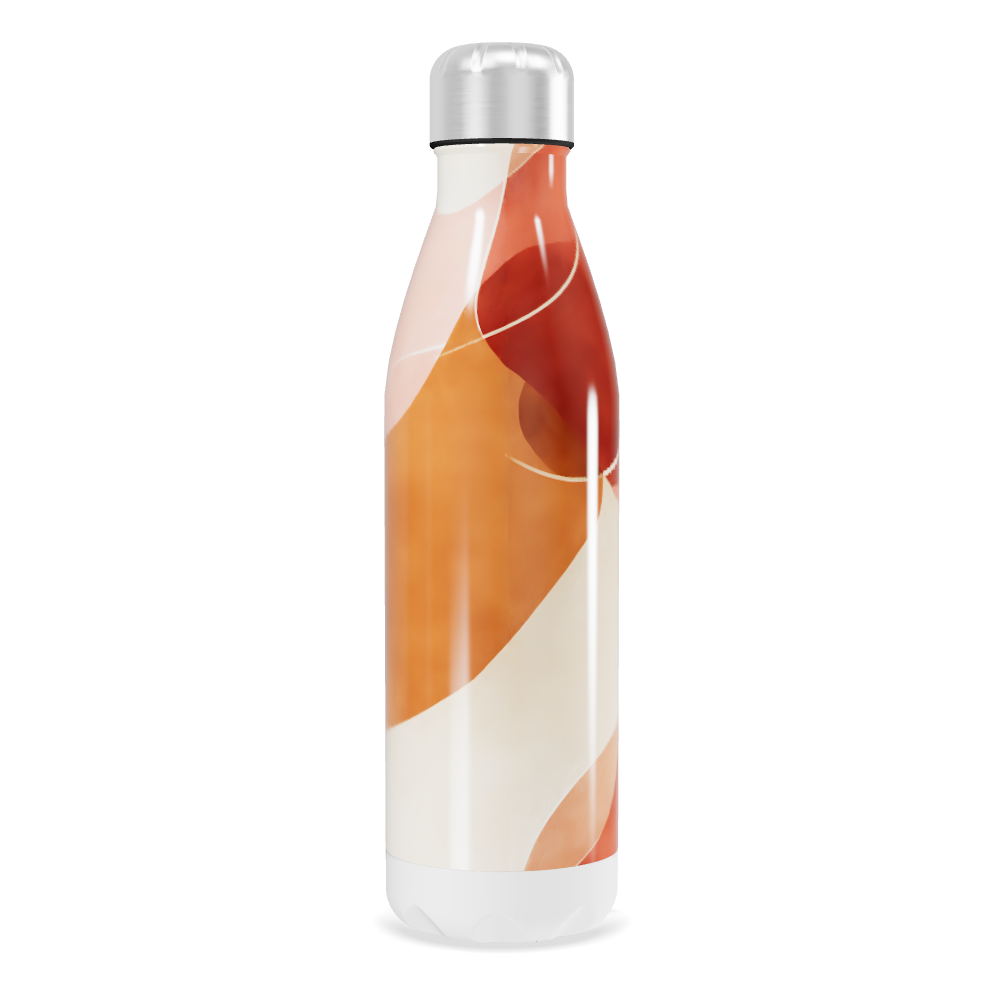 Garrafa Inox - Estampa Colorida Abstrata
