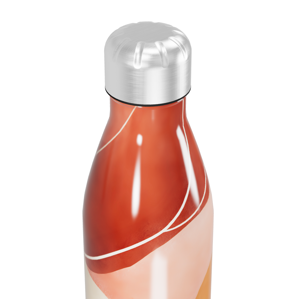 Garrafa Inox - Estampa Colorida Abstrata