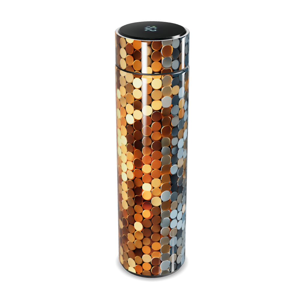 Garrafa Térmica Touch - Estampa Metalizada