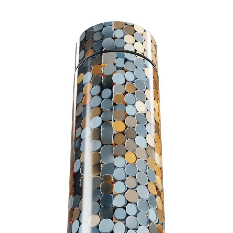 Garrafa Térmica Touch - Estampa Metalizada