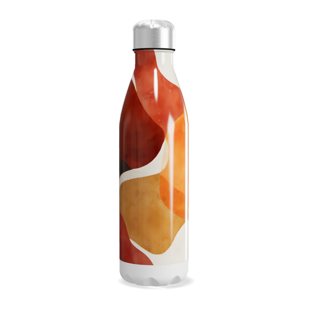 Garrafa Inox - Estampa Abstrata Colorida
