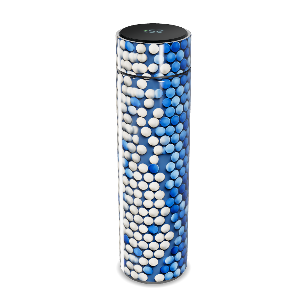 Garrafa Térmica Touch - Azul Texturizada