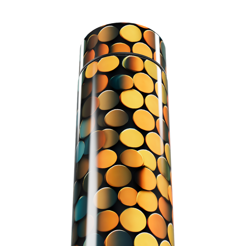 Garrafa Térmica Touch - Estampa Colorida Metalizada