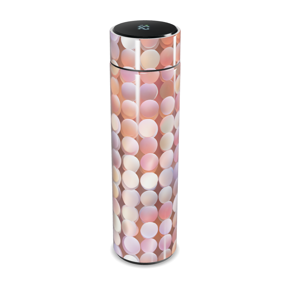 Garrafa Térmica Touch - Estampa Bolinhas Coloridas