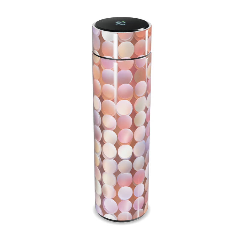 Garrafa Térmica Touch - Estampa Bolinhas Coloridas