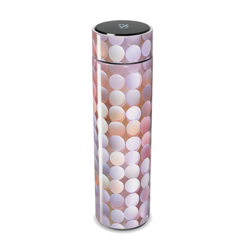 Garrafa Térmica Touch - Estampa Bolinhas Coloridas