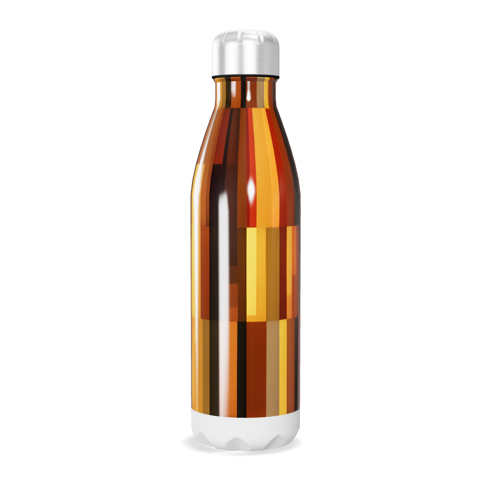 Garrafa Inox - Estampa Geométrica Colorida
