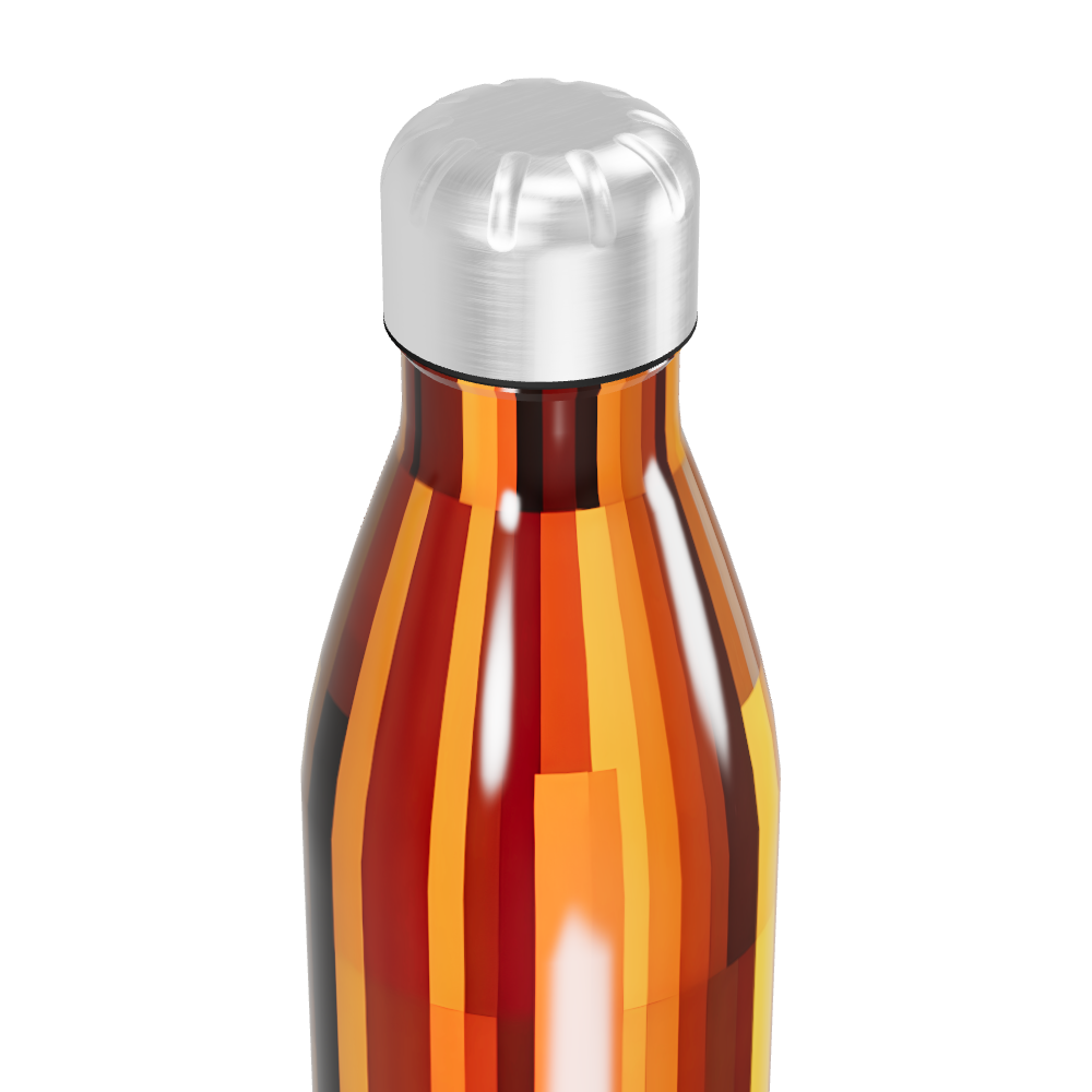 Garrafa Inox - Estampa Geométrica Colorida