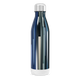 Garrafa Inox Azul - Com Listras Verticais