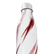 Garrafa Inox - Branca e Vermelha Listrada