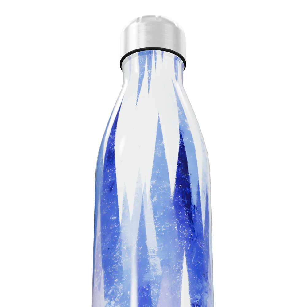 Garrafa Inox - Azul Estampada