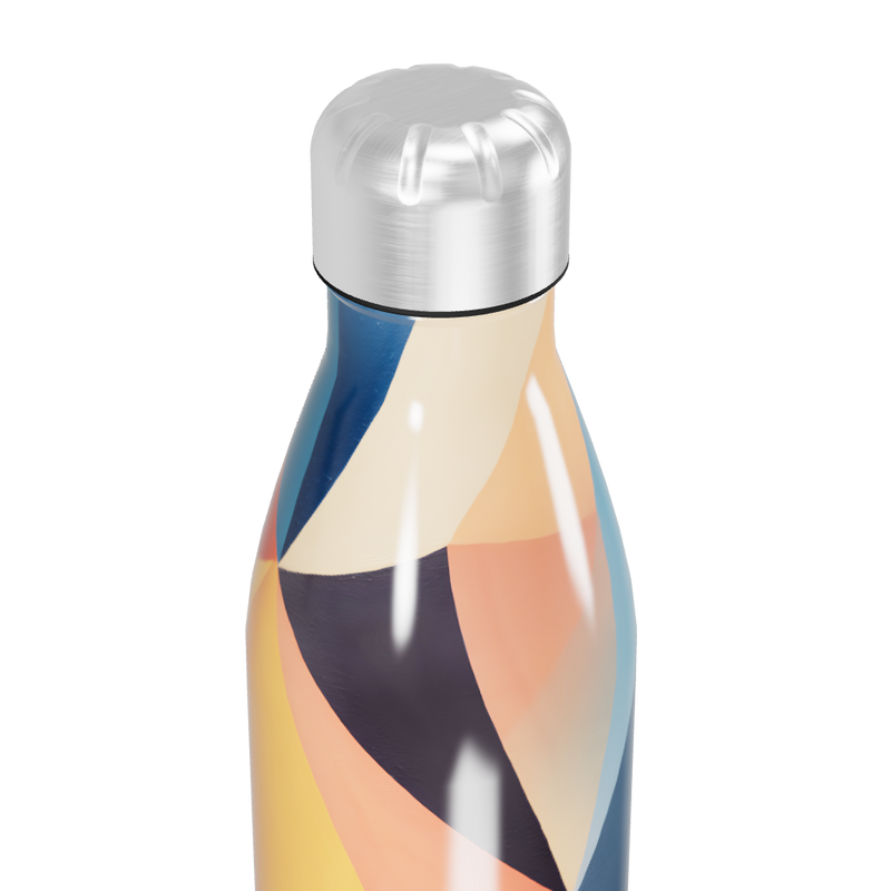 Garrafa Inox - Estampa Colorida Abstrata
