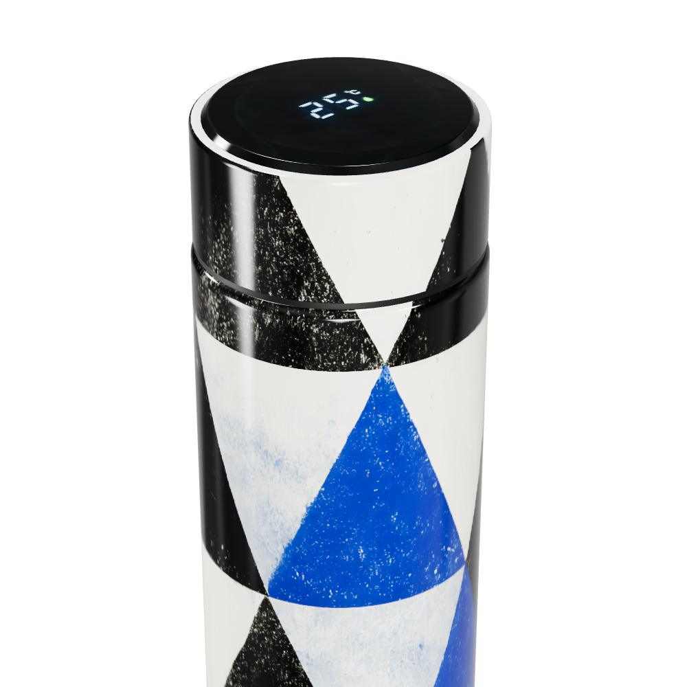 Garrafa Térmica Touch Design Geométrico Colorido