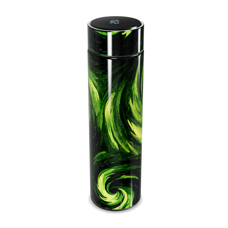 Garrafa Térmica Touch - Verde Abstrato Digital