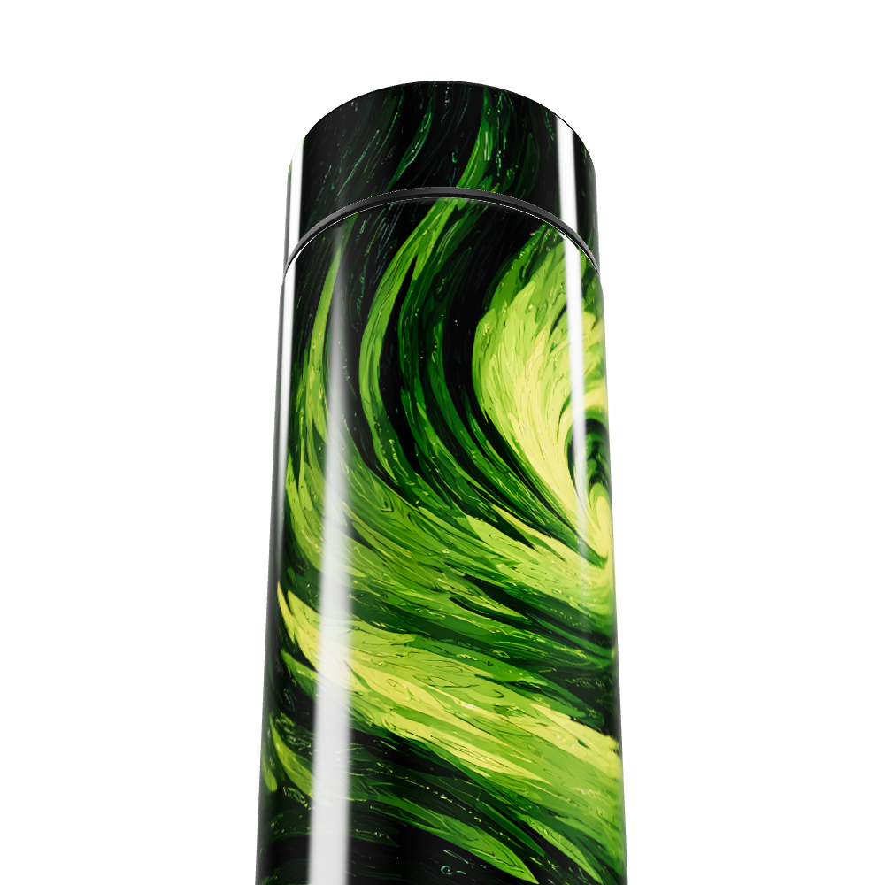 Garrafa Térmica Touch - Verde Abstrato Digital