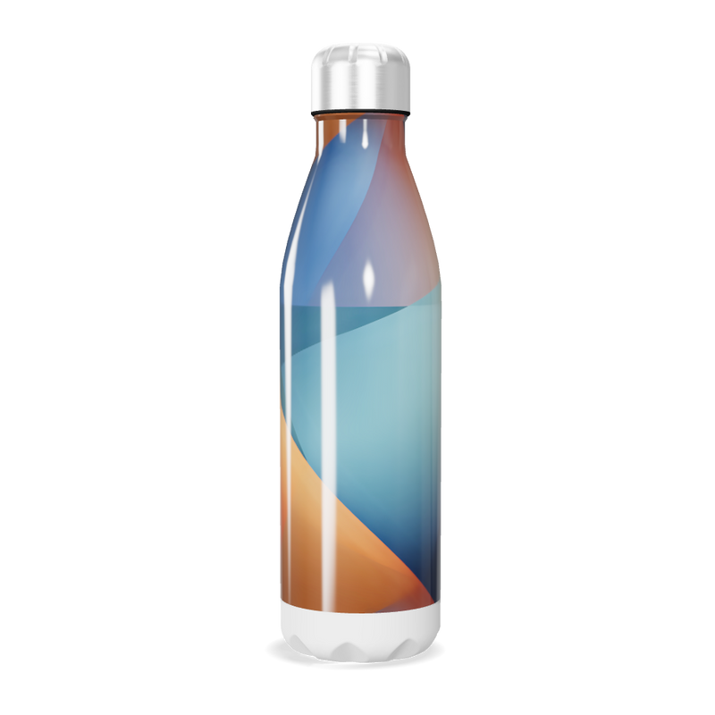 Garrafa Inox - Estampa Colorida Abstrata