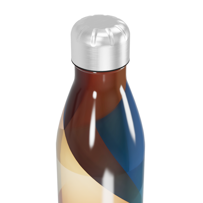 Garrafa Inox - Estampa Colorida Abstrata