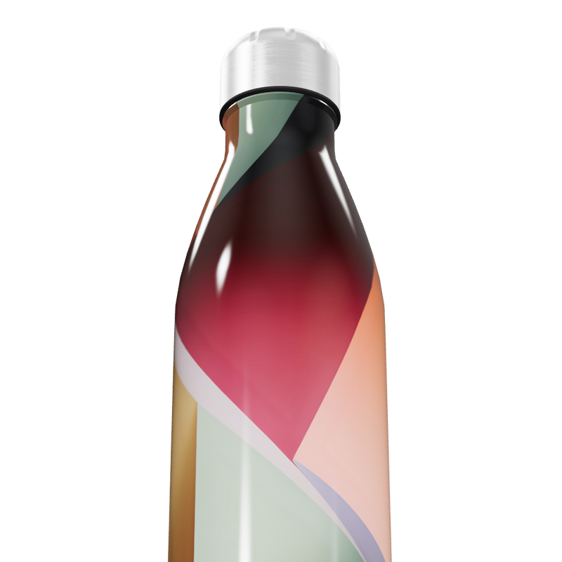 Garrafa Inox - Estampa Multicolorida