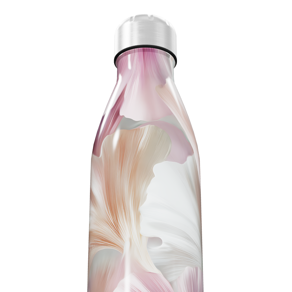 Garrafa Inox - Floral Multicolorida