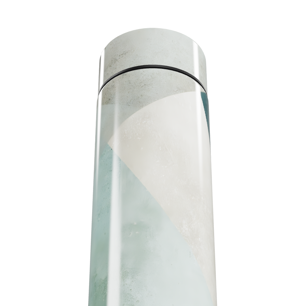 Garrafa Térmica Touch - Geométrica Branca