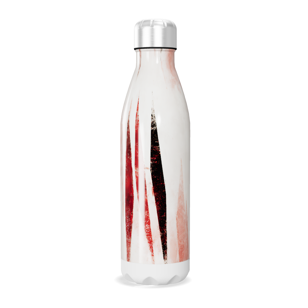 Garrafa Inox Listras Vermelhas