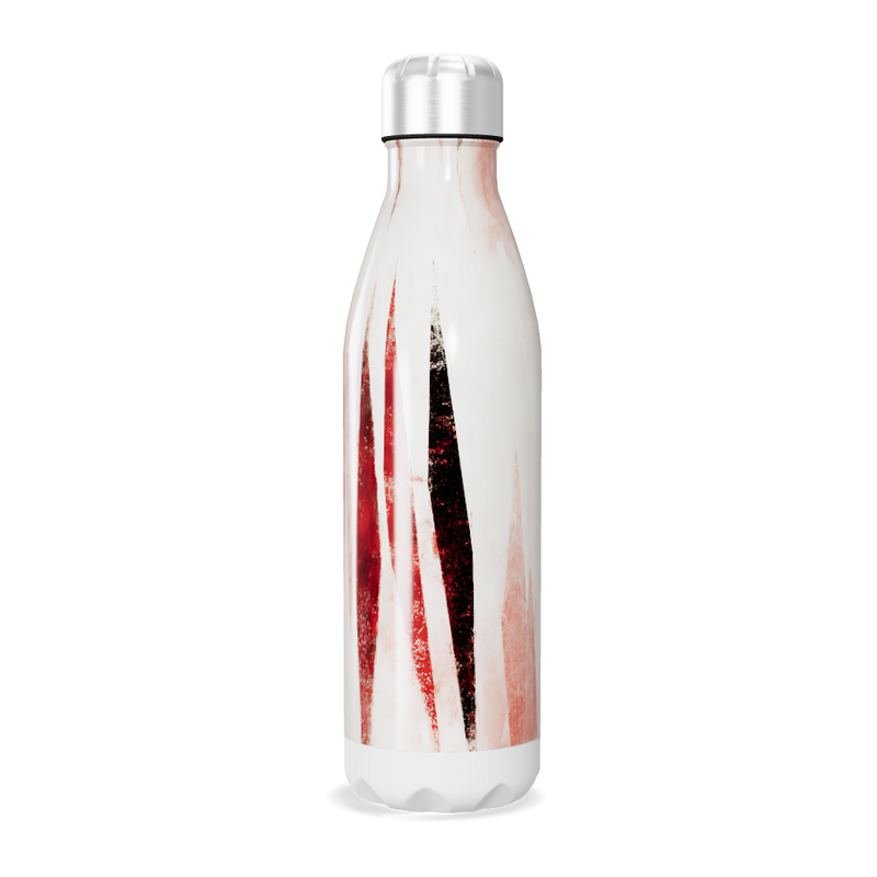 Garrafa Inox Listras Vermelhas