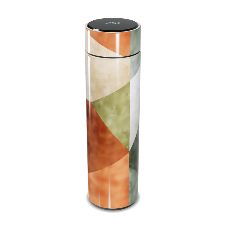 Garrafa Térmica Touch Estampada Geométrica