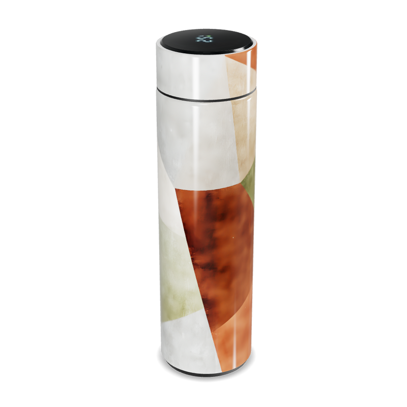 Garrafa Térmica Touch Estampada Geométrica