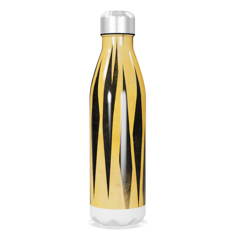 Garrafa Inox - Estampa Tigre Amarela