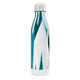 Garrafa Inox - Azul com Estampa Geométrica